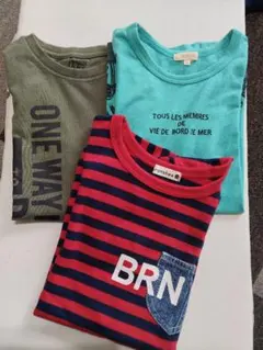 値下げ実施中！子どもTシャツ３点セット男の子　140