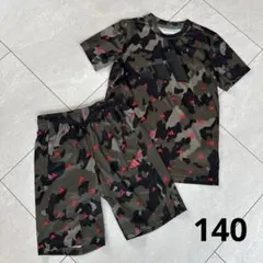 adidas カモフラ柄 Tシャツ ショートパンツ セット J140 - メルカリ