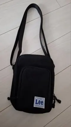 Lee ブラック ショルダーバッグ