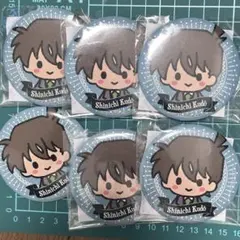 名探偵コナン　SEGA セガラッキーくじ　工藤新一　ゆるこれ　缶バッジ　セット