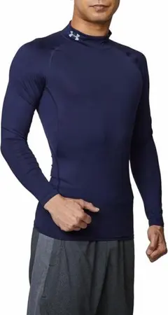 アンダーアーマー トレーニングベースレイヤーヒートギア インナー ネイビー LG