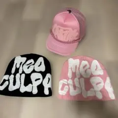 Mea Culpa ニット帽 3点セット