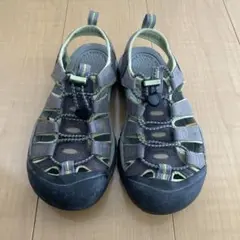 【中古】KEEN キーン　22.5cm 女性用ニューポート H2サンダル　グレー
