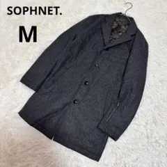 ソフネット チェスターコート M シンサレート カモフラ柄 グレー 迷彩 中綿