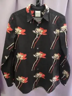 「名作」美品 Paul Smith 22ss 花柄 長袖シャツ ポールスミス総柄
