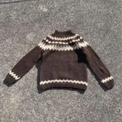 h*e様 60s L.L.Bean エルエルビーン ノルディックニット 筆記体タのサムネイル