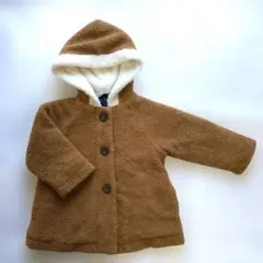 【kladskap】90cmボアフード付きジャケットブラウン