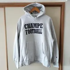 チャンピオン 両面プリント リバースウィーブ スウェットパーカーL