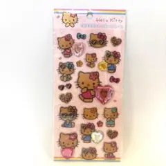 キラキララインストーンシール　ハローキティ　日焼け