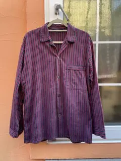 70s Special コットンストライプパジャマシャツ希少