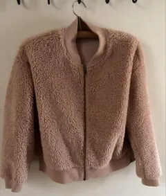 美品❗️ユニクロ UNIQLO防風 ボア ジャケット フリース ジップアップ ＸＬ