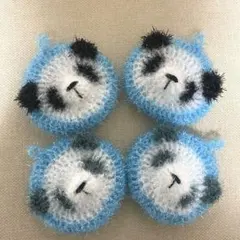 ハンドメイド　韓国スセミたわし　４個せっとのサムネイル