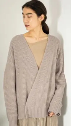 SENSE OF PLACE カシュクールカーディガン