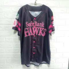 福岡ソフトバンクホークス　ピンクフルデーユニフォーム　L