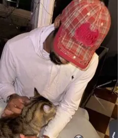 新作ec melodi Red Plaid Star Studded Hat