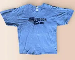 古着　00年代半ば　ハイチ製　ギルダン　水色　Tシャツ XL