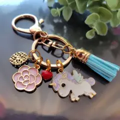 匿名配送》ハンドメイド アジアンテイスト キーホルダー チャーム