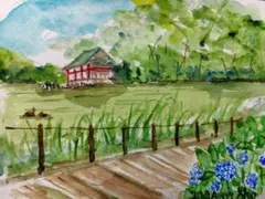 SHO 水彩画 上野公園 - メルカリ