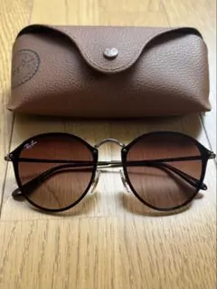 【Ray-Ban】RB3574-N ウェリントン　サングラス ブラウン
