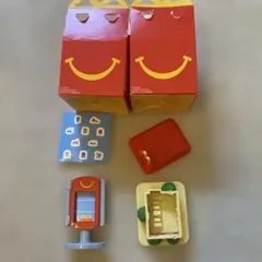 マクドナルド ハッピーセットミニチュア おみせ おもちゃディスプレイ お店