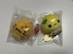しずくちゃんぬいぐるみ　ハニーちゃん アセオ君　めじるしアクセサリー　はなぢ君