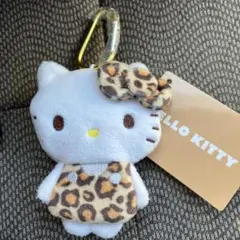 ハローキティ レオパード柄キーホルダー