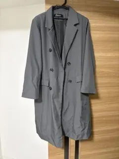 グレー ロングコート Lサイズ