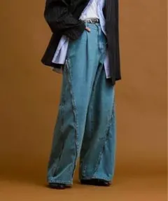 【完売品】【soerte】3way side-zip buggy denimのサムネイル