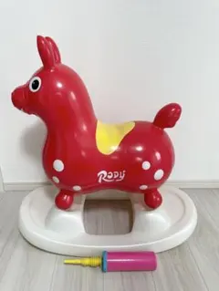 Rody ロディ 乗用玩具 ロッキングベース付き 赤