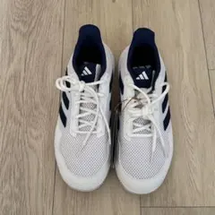 adidas メンズ スニーカー ホワイト ネイビーのサムネイル