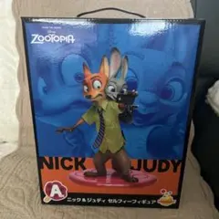 Happyくじ ズートピア A賞 ニック＆ジュディ セルフィーフィギュア