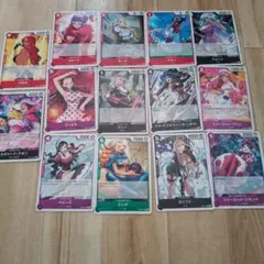 ワンピース カード女性キャラ 14枚セット