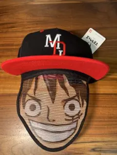 【新品タグ付き】ONE PIECE ルフィ マスクヘッズ キャップ バンダイのサムネイル