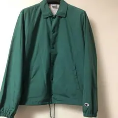 MR.GENTLEMAN✖️チャンピオン　バックプリントコーチジャケットグリーンM