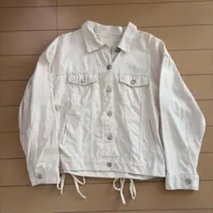 レディース ジャケット ホワイト Lサイズ