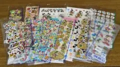 ​【希少・当時物】ディズニー シール 大量19枚まとめ売り サンスター レトロ