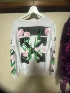 OFF-WHITE スウェット ホワイト 花柄のサムネイル