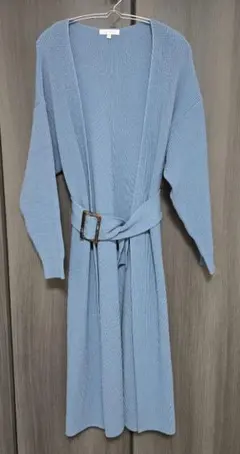 rienda リエンダ ワイドベルト ニットカーディガン