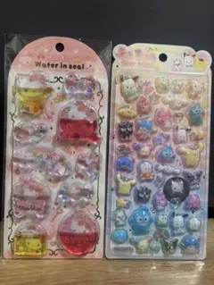 ボンボンドロップシールサンリオ　キティウォーターシール　２枚セット　正規品　新品