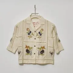 トゥデイフル Embroidery Patchwork Shirts KIDS Embroidery Patchwork Shirts(KIDS) - メルカリ