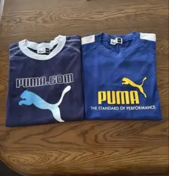 PUMA 長袖Tシャツ 150 ネイビー 2枚セット