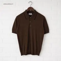 美品⭐️ジョンスメドレー ポロシャツ シーアイランドコットン S ボーダーのサムネイル