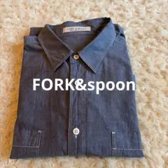 FORK & SPOON デニムシャツ 長袖