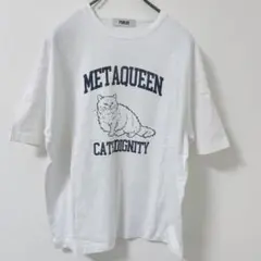 PUBLUX パブリュクス フロッキー キャットアニマルプリントTシャツのサムネイル