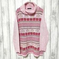 RA PASTEL　(M-L)　ハイネックニット　セーター