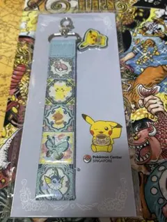 ポケモンセンター　シンガポール限定 ストラップキーチェーン ピンク・ブルーセット ポケモンセンター シンガポール限定 ストラップキーチェーン ピンク