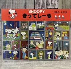 SNOOPY シール 2枚入