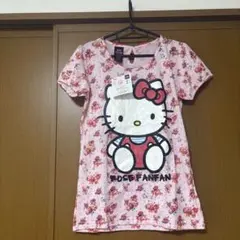 【新品タグ付き】キティ ローズファンファン　花柄 シャツ 半袖　M