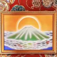 【開運絵画】雲海ダイヤモンド茜富士 B5額縁付き 風水金運アップエナジーアート 開運絵画】雲海ダイヤモンド茜富士 B5額縁付き 風水金運アップエナジー