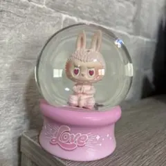 ラブブ スノードームLOVE ピンクのサムネイル